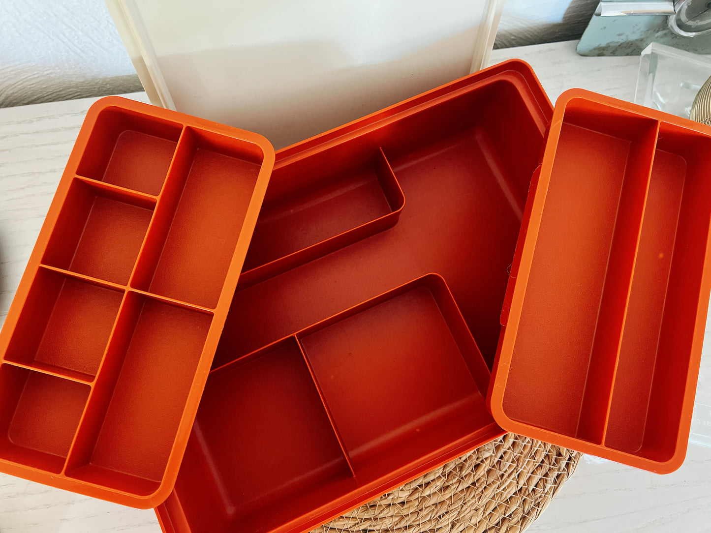 Boite à couture vintage tupperware