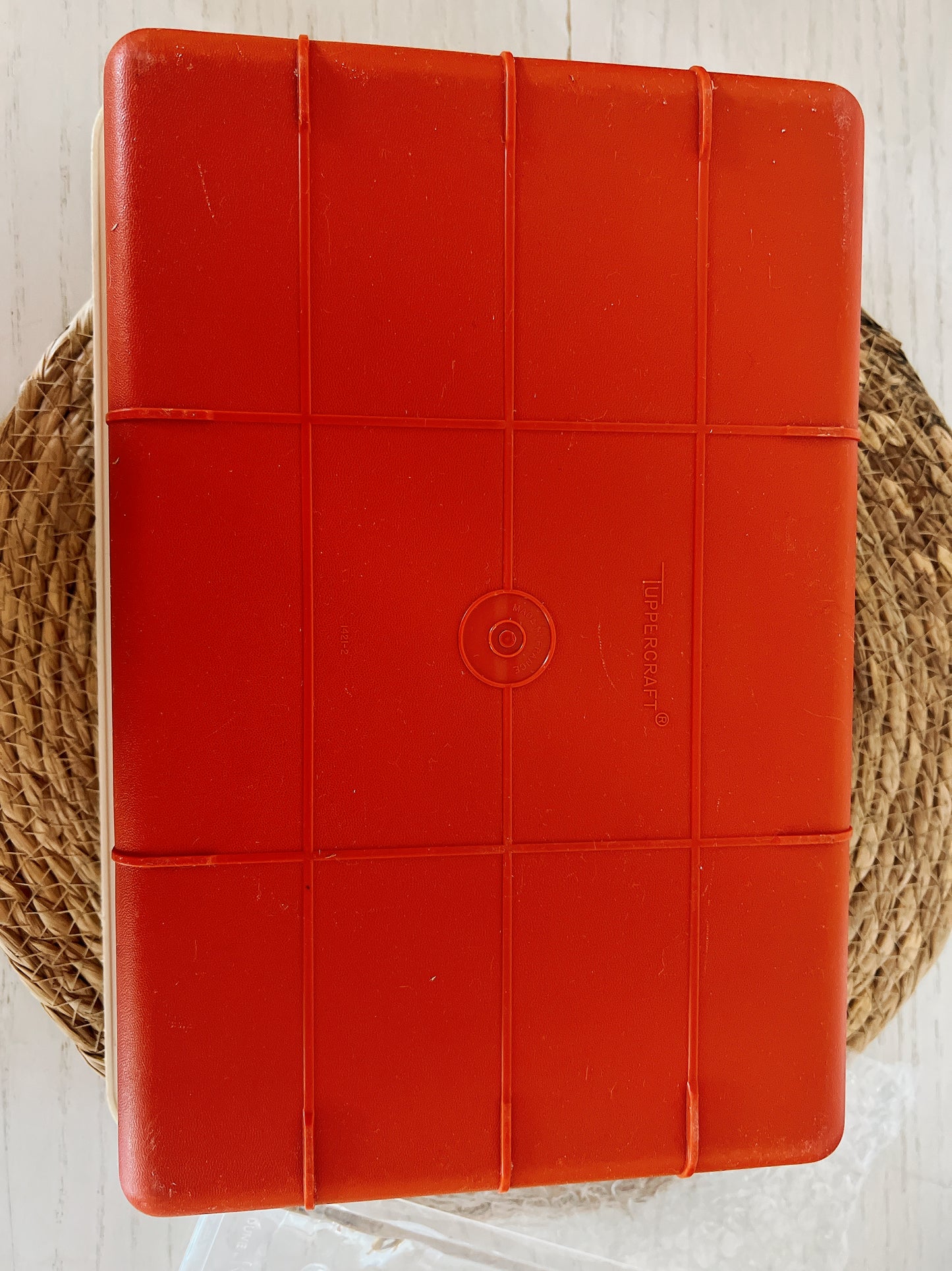 Boite à couture vintage tupperware