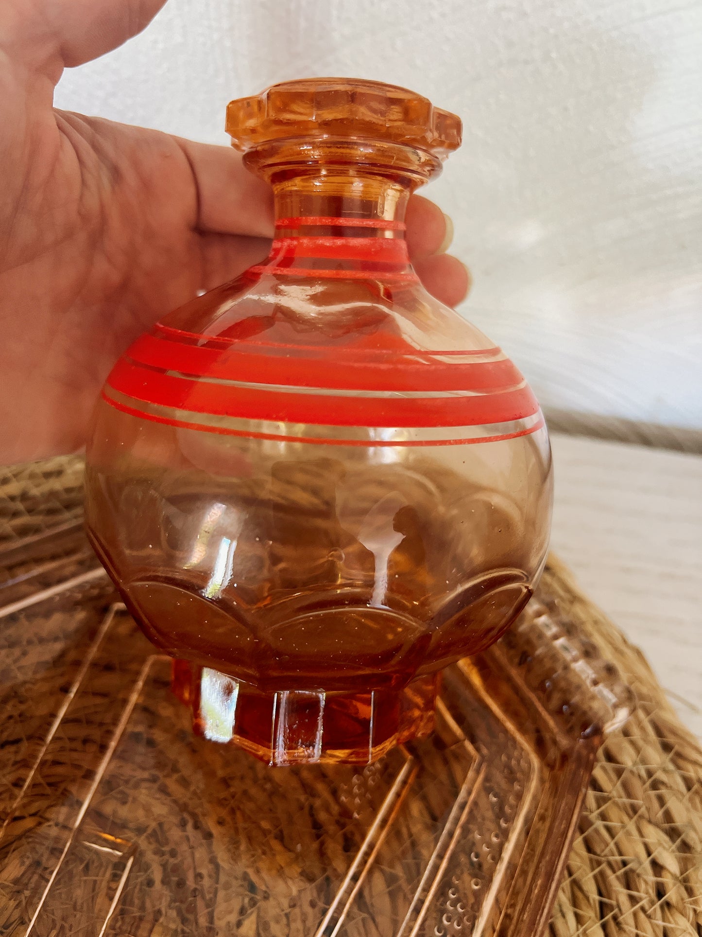 Service rose à liqueur