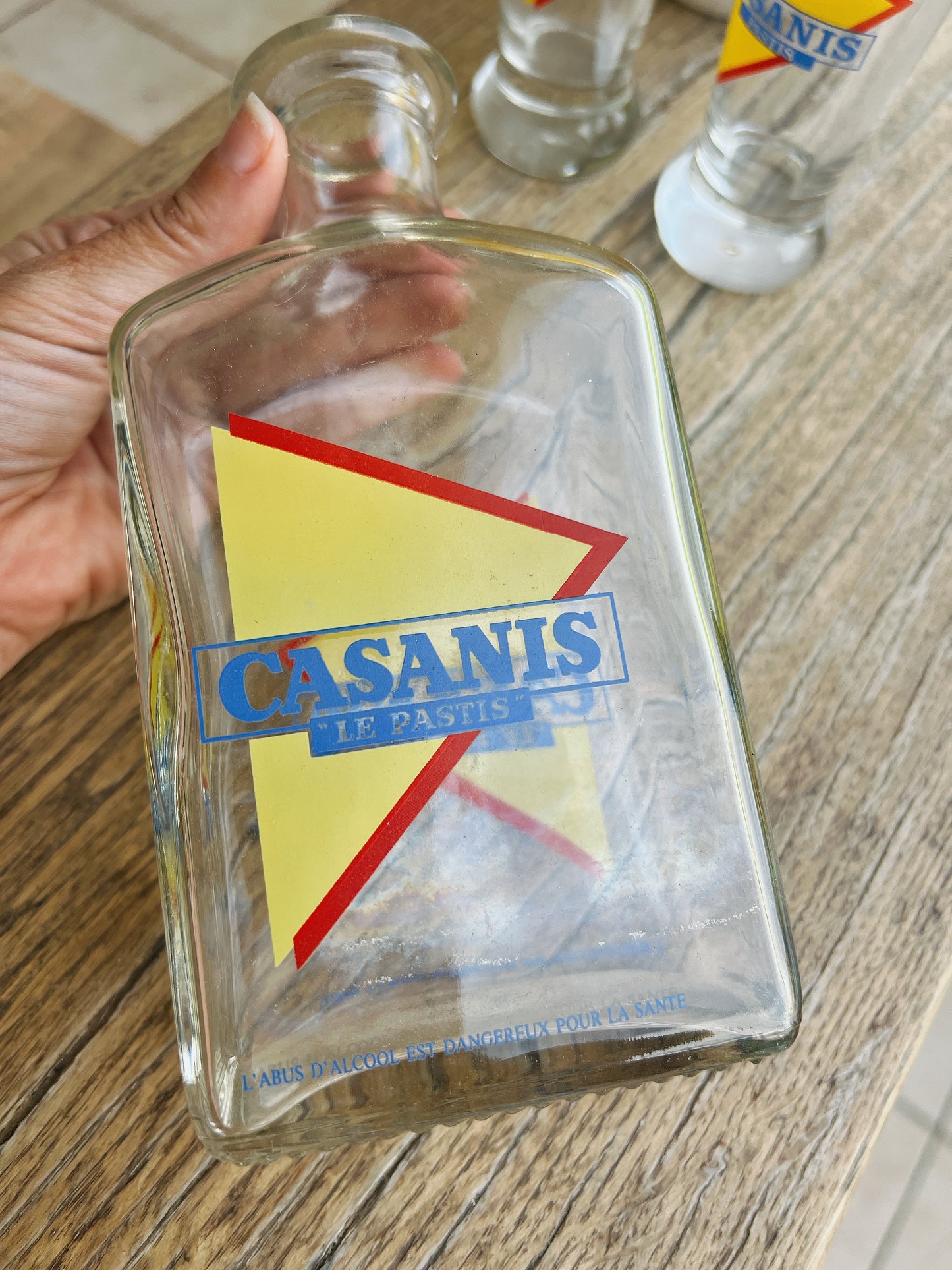 Service à Pastis Casanis verres et carafe